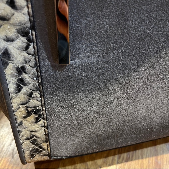 Kate Spade New York Women's Chatham Lane Harlan Stone Gray Satchel Purse - Picture 14 of 17